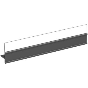 Stationary Deck Pusher Channel with Clear Front - 5 Pack